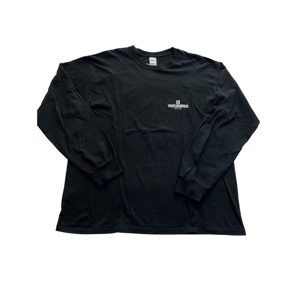 George Cox Long Sleeve Tee in Black